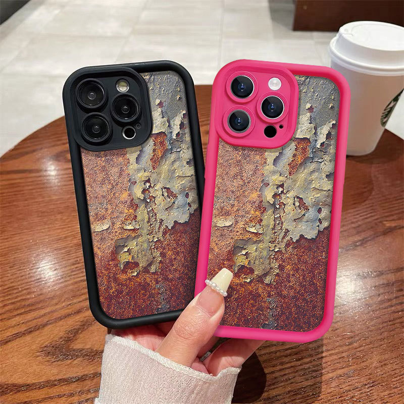 Rust Retro แฟชั่นเคสโทรศัพท์สําหรับ Infinix Smart 9 HD Tecno POP 9 Spark Go 1 Spark Go 2025 กันกระแท