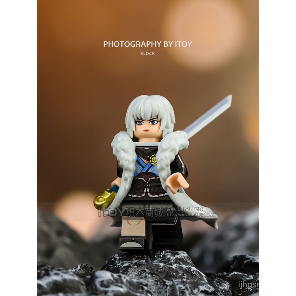 จีน Original Building Blocks สีขาว Boss สัตว์รูปร่าง MK Series Minifigures diy Influencer ประกอบของเ