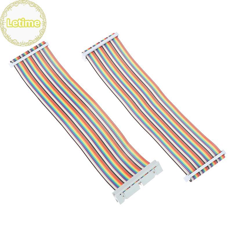 Letime Raspberry Pi 40 Pin GPIO Cable Extension Wire สําหรับ Raspberry Pi 4B/3B GPIO Board TH