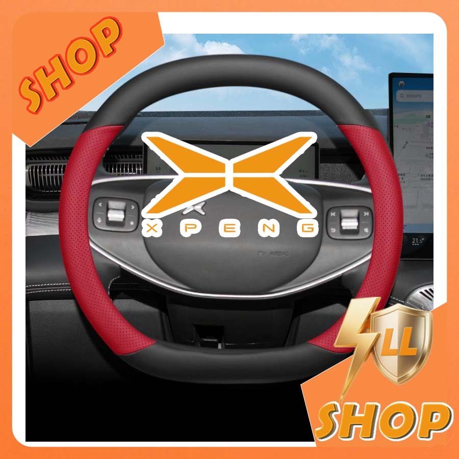 [READY]XPENG G6 Leather Steering Wheel Cover XPENG X9 Body Kit xpeng x9 ev Car Decoration Accessorie