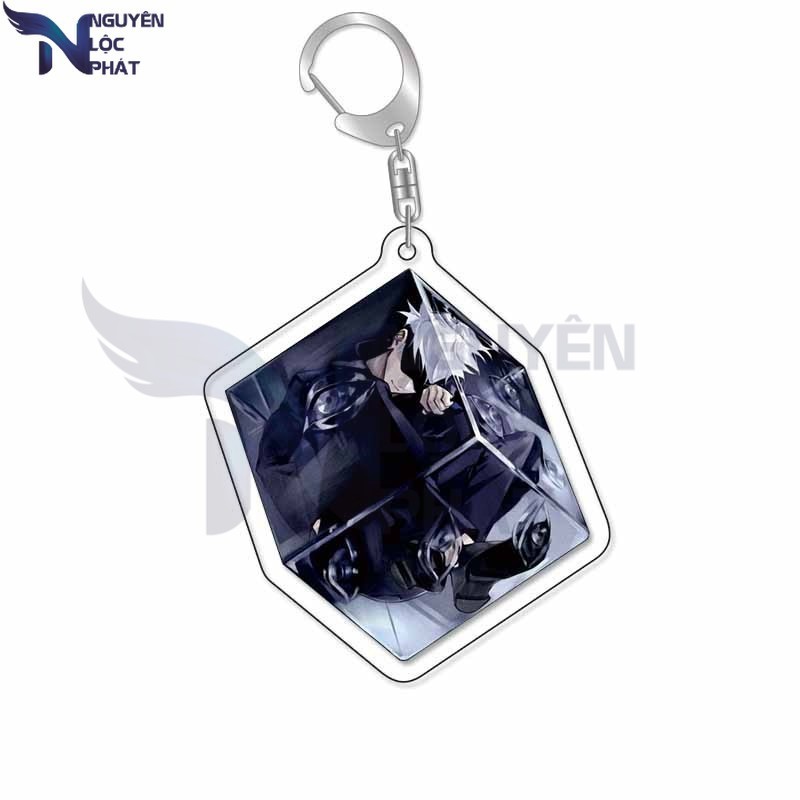 อะนิเมะ Jujutsu Kaisen Gojo Satoru กระเป๋าเป้สะพายหลังอุปกรณ์เสริมคอสเพลย์จี้พวงกุญแจตกแต่งคอลเลกชัน