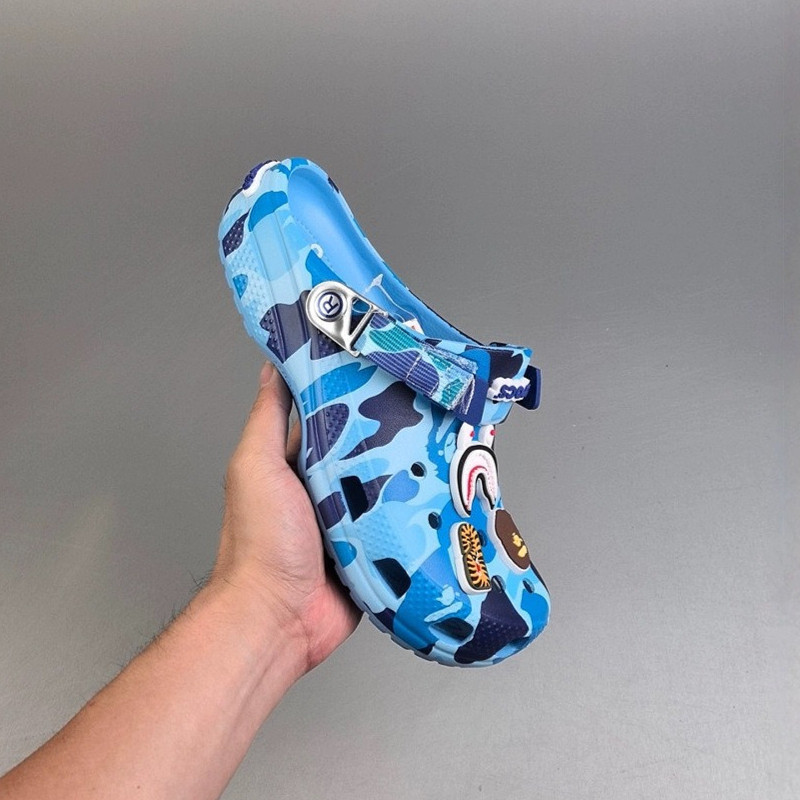 Crocs BAPESTA Ape Sandals Unisex Bape Crocs Clogs () M4-M12 WZUV JXQJ