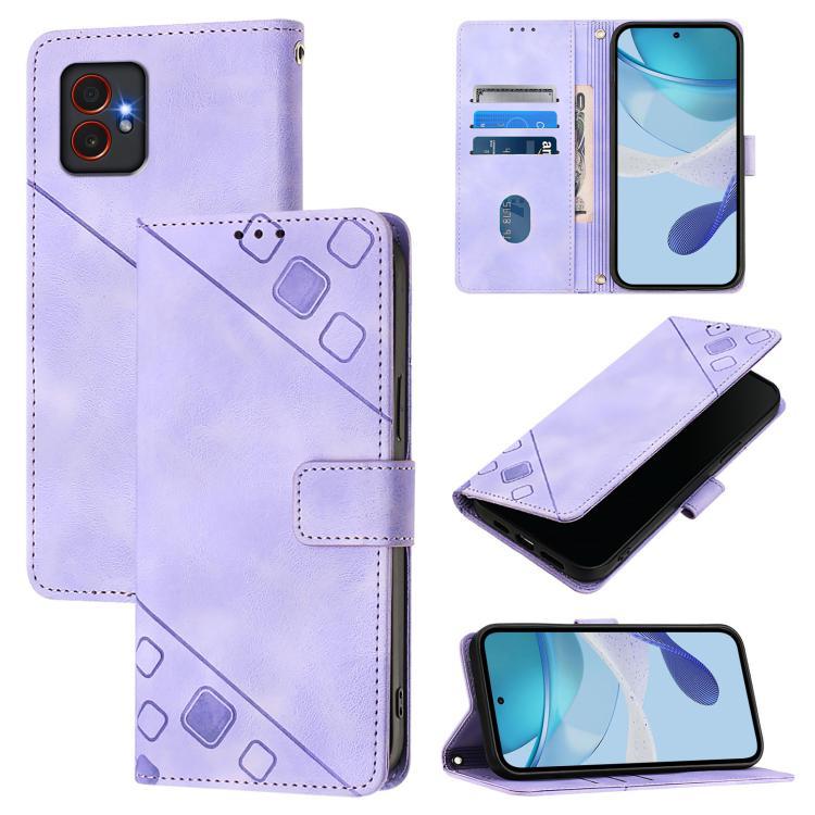 พร้อมส่ง เคสโทรศัพท์หนังลายนูน Skin-feel สําหรับ Samsung Galaxy XCover7 Pro