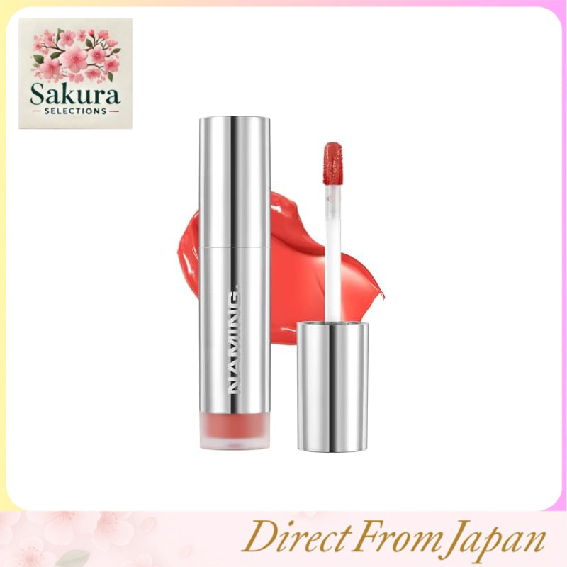 【Official】NAMING. Dewy Glass Lip Tint 01 Orange Rose / Gloss Lipstick Glossy Shine