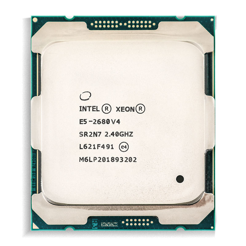 Intel Zhiqiang E5-2680V4 CPU เวอร์ชันอย่างเป็นทางการพร้อม E5-2696v4 2673V4 2690V4