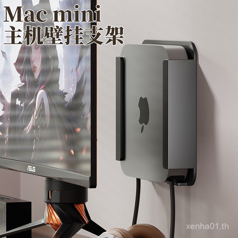 UOGX READY STOCK R READY STOCK เหมาะสําหรับ Mac mini Wall Mount MacMini M1 M2 2025 Host Wall โลหะป้อ