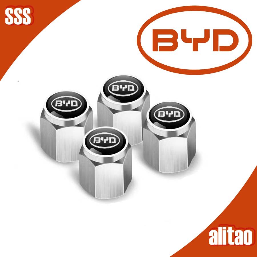 [READY]BYD DOLPHIN Car Valve Cap ATTO3 Body Kit BYD SEAL SEALION 7 Car Decoration SEALION 6 M6 Auto 