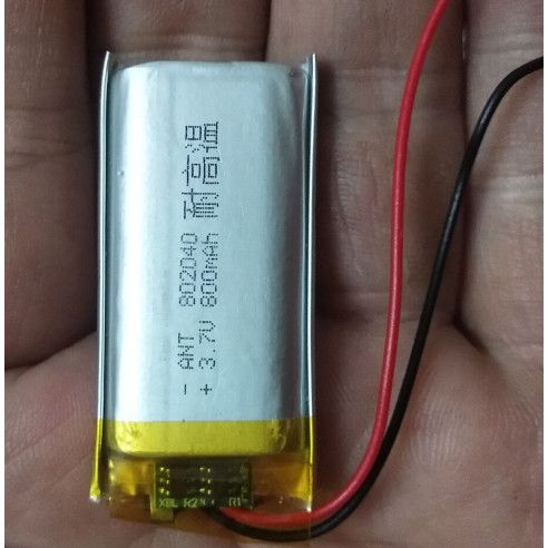 เกมคอนโซล MP3MP4GPS802040 3.7โวลต์ โพลิเมอร์ลิเธียมแบตเตอรี่ 800มะห์ แบตเตอรี่แบบชาร์จไฟได้　