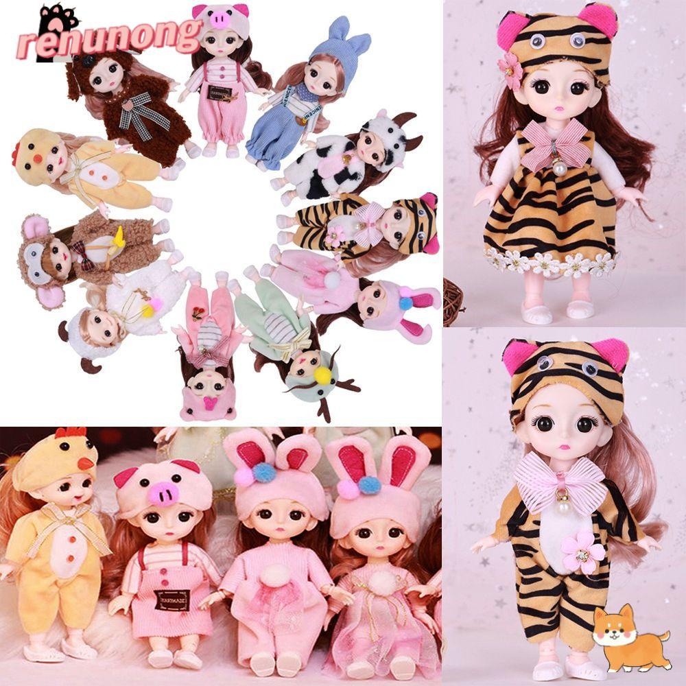 RENUNONG ตุ๊กตาสัตว์ชุดแฟชั่น Obitsu 11 Ob11 สําหรับ Ob11 Gsc 16 ~ 17 ซม.ตุ๊กตาชุด