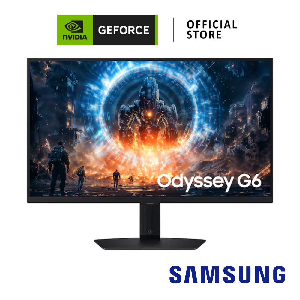 SAMSUNG Odyssey G6 G60F | 27" IPS QHD 350Hz 1ms PIVOT Monitor จอมอนิเตอร์ (LS27FG602EEXXT)
