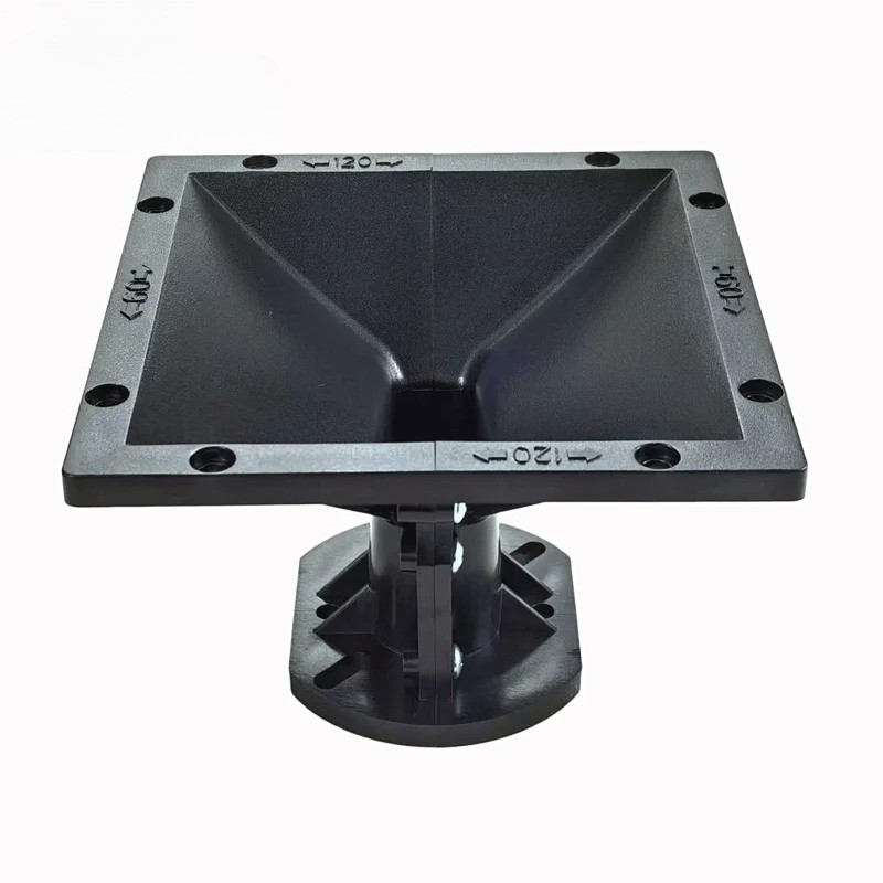 1 ชิ้นฮอร์นสําหรับตู้เต็มรูปแบบ Compression Driver ขนาด 153L*153W*105H.1 มุมเปลี่ยนแตรลําโพง:HxV=120