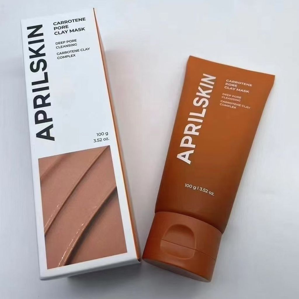 เกาหลี APRILSKIN Carrot Deep Purify Pore Whitening Mud Mask 100g10.29