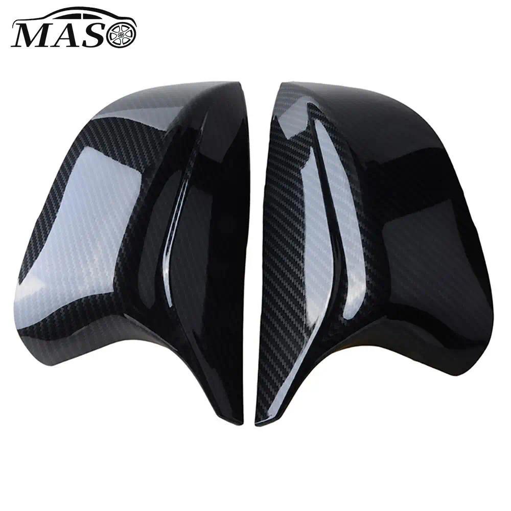 2PCS เปลี่ยนกระจกมองหลังด้านข้างครอบคลุมหมวกสําหรับ Infiniti Q50 Q70 2014-2021,สําหรับ Infiniti Q60 