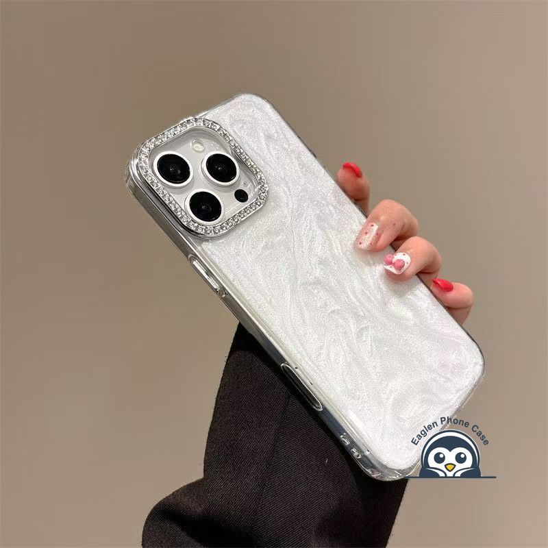 หรูหราเพชรสีขาวเคสโทรศัพท์สําหรับOPPO A17 A17K A16 A16S A15 A15S A11S A8 A6 Max A5 A5i A5M A3 Energy