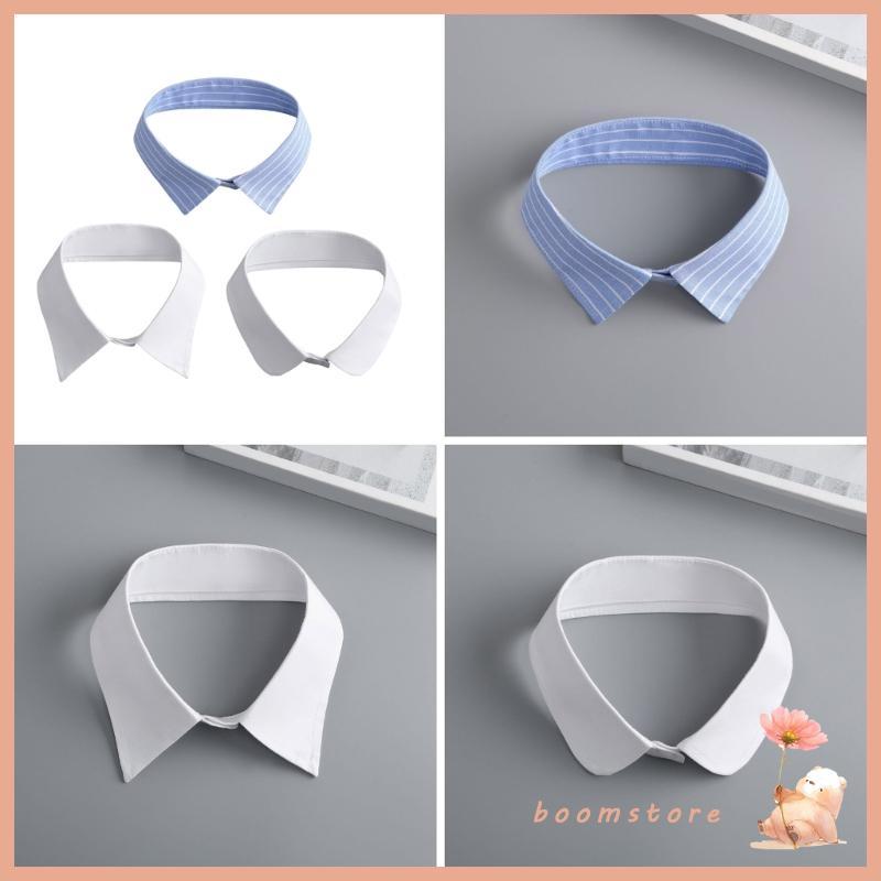 Boom Stripe Collar Decor ผู้ใหญ่ Unisex เสื้อสำหรับโอกาสทางการ