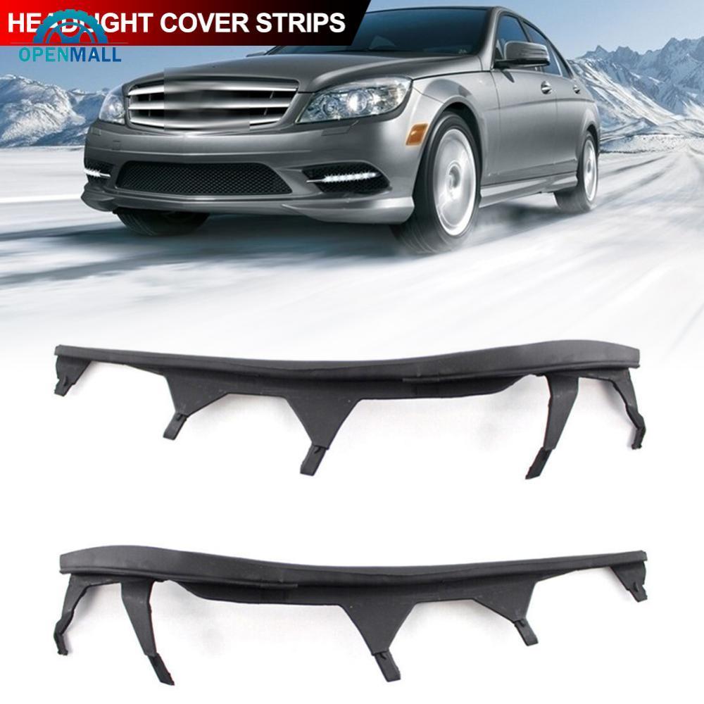 OPENMALL รถด้านหน้าฝาครอบไฟหน้าแถบซีลปะเก็นสําหรับ BMW E46 325i 2002-2005 O5S9