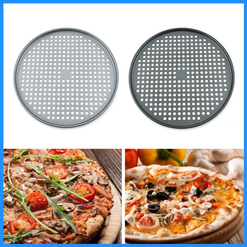 ลูกพิซซ่ากระทะสําหรับเตาอบติดพิซซ่ากระทะหลุมพิซซ่าถาดอบสําหรับเตาอบอุปกรณ์อบบ้านเตาอบเตาอบ Restar