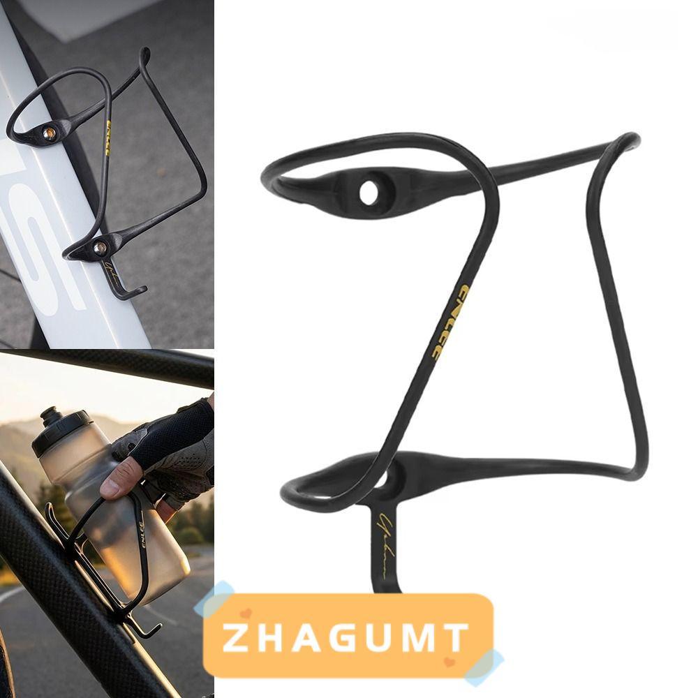 ZAHAGUMT366KB กรงขวดน้ําจักรยานคาร์บอนไฟเบอร์, Universal Mount High-Carbon Fiber Composite Ultra Light Bike Bottle Holder, 9g น้ําหนักเบาเป็นพิเศษ Aero ชั้นวางกาต้มน้ําจักรยาน