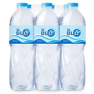 ยินดีน้ำดื่ม 1500มล. แพค 6 Yindee Drinking Water 1500ml. Pack 6 [หมายเลขบาร์โค้ด 8853474090624 ]