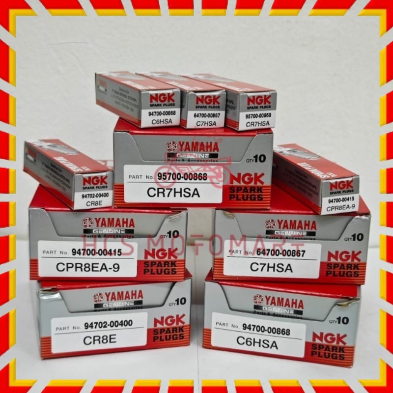 YAMAHA SPARK PLUG C6HSA C7SHA CR8E CPR8EA-9