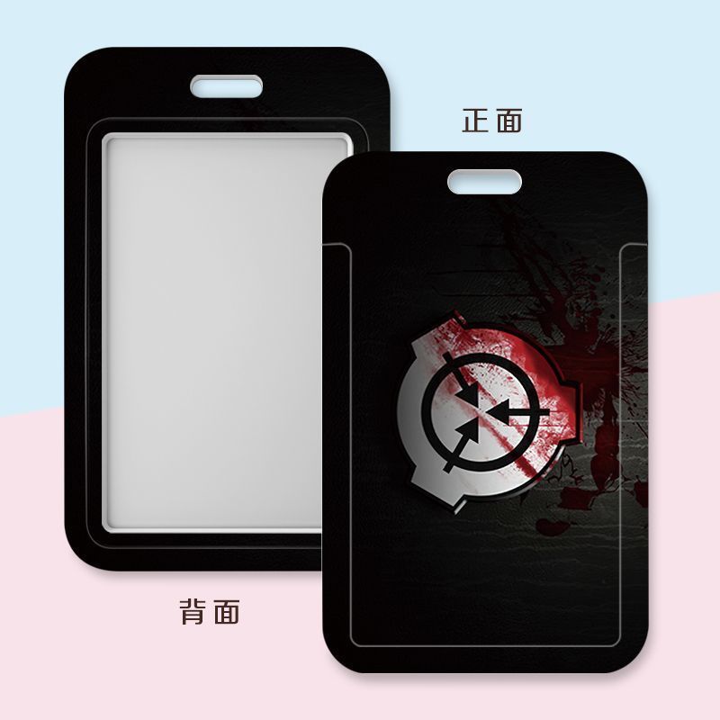 SCP Card Sticker Foundation Merchandise การ์ดสีดําควบคุมการเข้าถึงการอนุญาตขั้นสูงระดับการ์ด 5 การ์ด