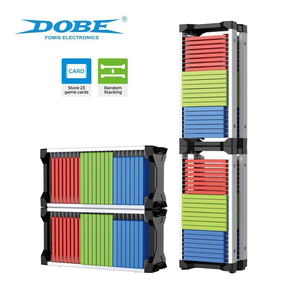 [ขายดีขายดี] PS5 Game CD Double-layer Storage Rack XBOX/Switch Cassette Holder with Handle Headphone