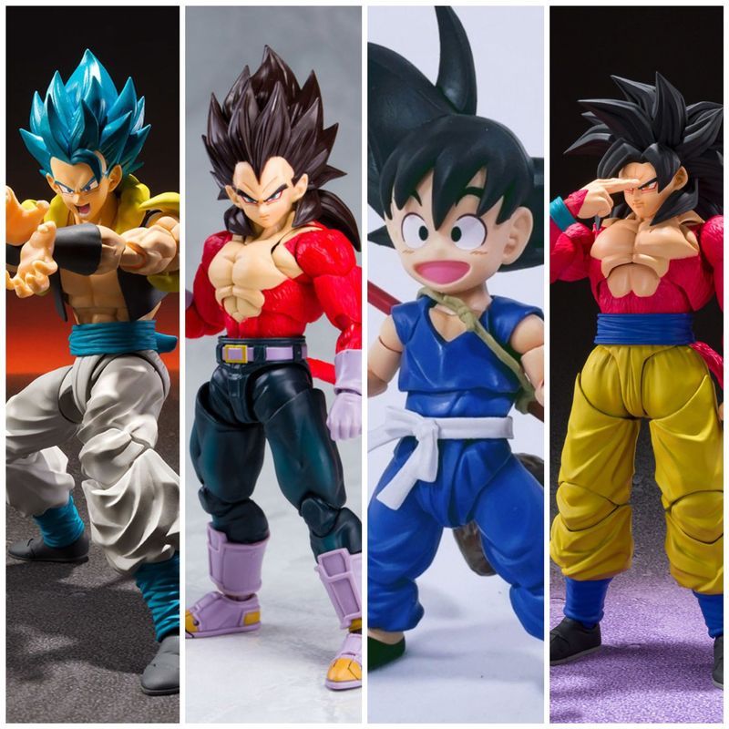 Dragon Ball GT Super Saiyan 4 Son Goku Action Figure Super Four Goku Boxed Figure ขายส่ง