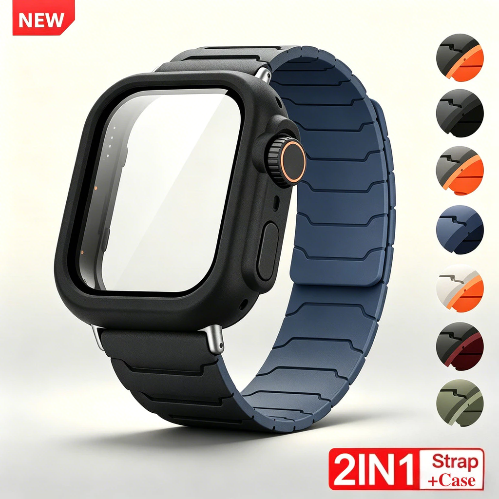 2 In 1 Magnetic Strap + เคสสําหรับ Huawei Fit5 Fit 5 Pro Fit 4 Pro Fit 3