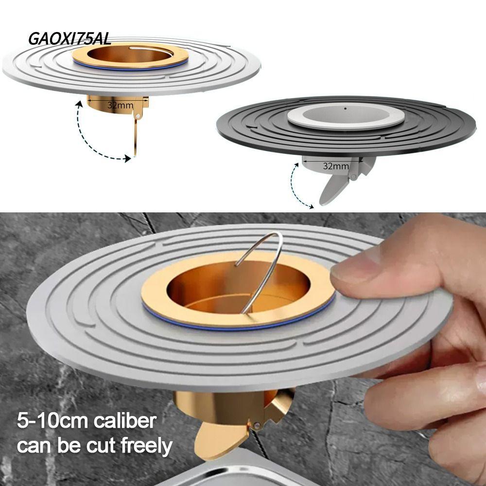GAOXI75AL ท่อระบายน้ําชั้นอาบน้ํา,ป้องกันกลิ่น Universal Sink Filter, Dectable Backflow Protectorer Fast Drain ท่อระบายน้ําชั้นอุปกรณ์ห้องน้ํา