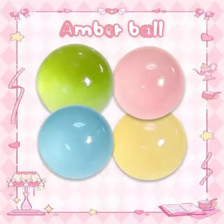 🔥ส่งจากไทย🔥 Amber Ball 2026 เนื้อแน่นหนึบสำหรับบริหารมือดีมากกก ผลิตจากน้ำมันมะพร้าว ส่วนผสมที่ปลอดภัย