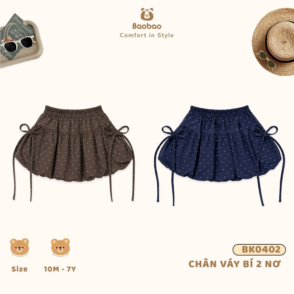 - กระโปรงผสมเสื้อผ้าสําหรับเด็กผู้หญิง - BK0402