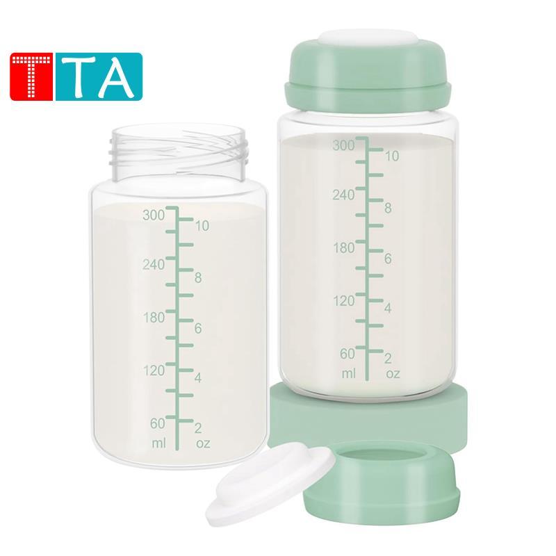 Breastmilk ขวด 10oz(2 ชิ้น) หน้าแปลนปากกว้างสําหรับ SpectraS1 S2 9 Plus /Motif Luna/Others, Breast M