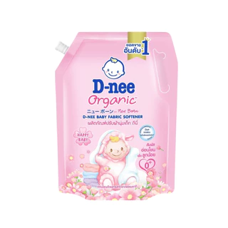 D-nee ดีนี่ น้ำยาปรับผ้านุ่ม ออร์แกนิค นิวบอร์น ขนาด 1100 มล. อ่อนโยน กลิ่นหอม ผ้านุ่ม