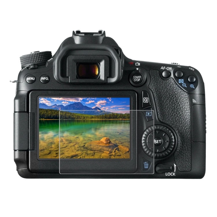 มาใหม่ PULUZ 2.5D 9H ฟิล์มกระจกนิรภัยสําหรับ Canon 650D, ใช้งานร่วมกับ 90D / 80D / 70D / 77D(9000D) 
