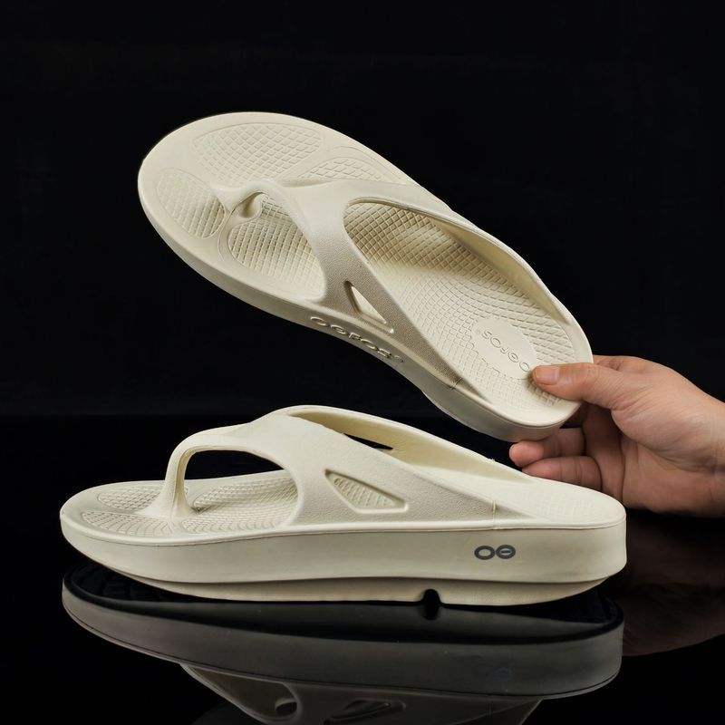 2026OFOS Soft-Soledผู้ชายผู้หญิงFlip-FlopsหนาSoledทนต่อการสึกหรอShock-Absorbingกีฬาสนับสนุนรองเท้าแต
