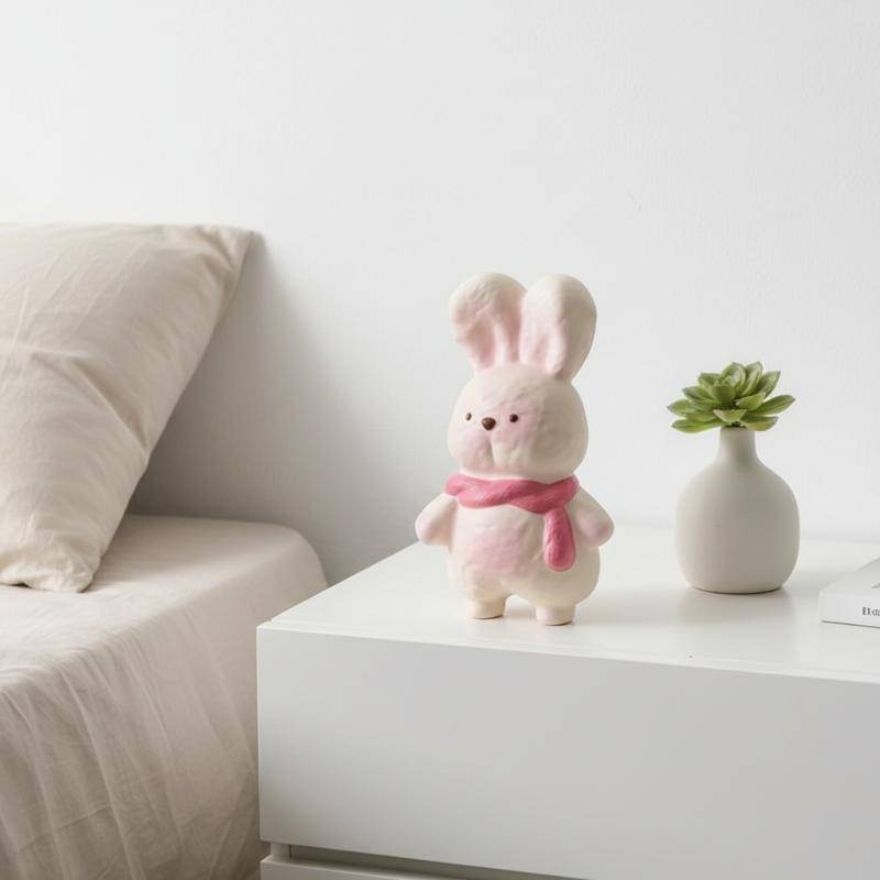 [TA] Kawaii Squishy ขนมปังกระต่ายของเล่นนุ่มช้า Rising น่ารักผ้าพันคอออกแบบบีบของเล่นสําหรับเทศกาลรางวัลเด็กของขวัญ TH