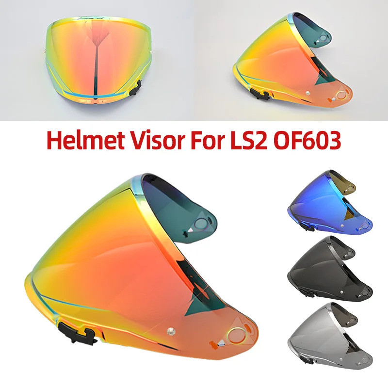 หมวกกันน็อคสําหรับ LS2 OF603 Infinity II หมวกกันน็อคเลนส์สี-option Sun Protection UV ป้องกันหมวกกันน