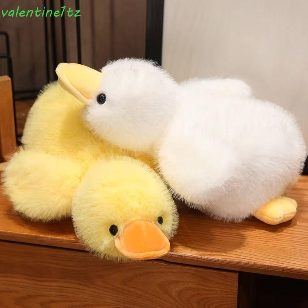 YOGIC ผมยาวเป็ดตุ๊กตาตุ๊กตา, PP ผ้าฝ้ายนุ่ม Huggable เป็ดตุ๊กตาของเล่น, Creative Fluffy สบาย Ins เป็ดสัตว์ของเล่นตกแต่งบ้าน