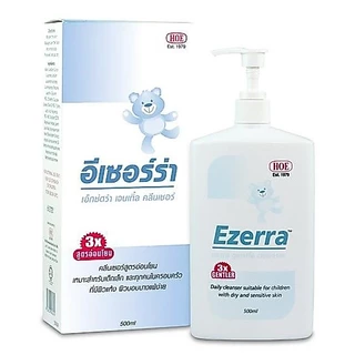 Ezerra Extra Gentle Cleanser อีเซอร์ร่า ทำความสะอาด ผิวหน้า ผิวกาย สูตรอ่อนโยน 500 ml 14982
