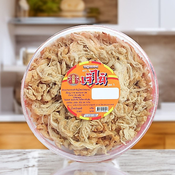 หมูหยองเจ๊ไน้ (มี อย.) กรอบฟู อร่อย รสเข้มข้น เกรดพรีเมี่ยม เนื้อหมูล้วน ขนาด 190/250/500 กรัม ผลิตใหม่ ส่งเร็ว อร่อยจิง รูปที่ 2