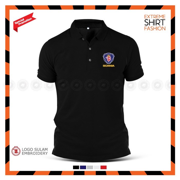 เสื้อโปโล Scania Truck Tshirt Jersey