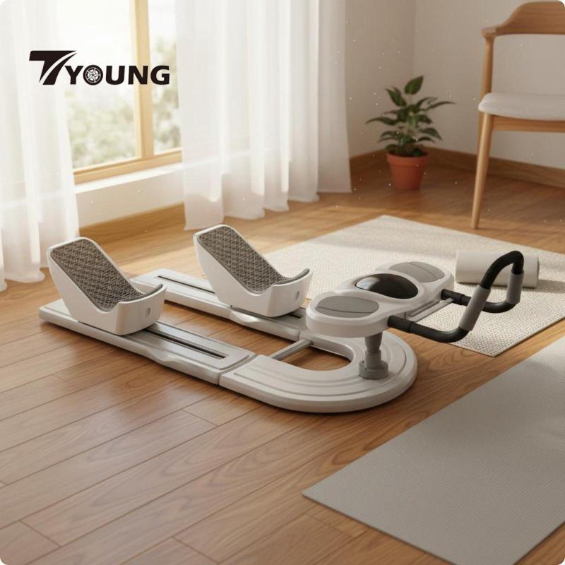 [มีจําหน่าย] Home Fitness Trainer เครื่องออกกําลังกายแกนขนาดกะทัดรัดสําหรับ Abs Glutes ออกกําลังกายเ