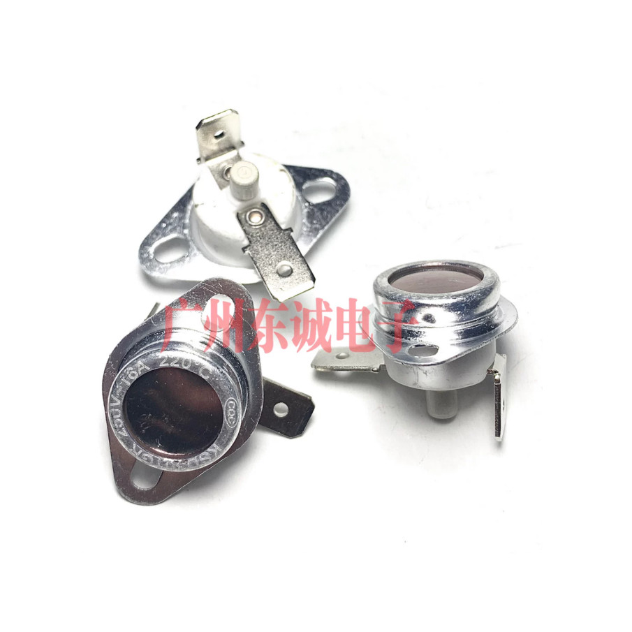 1 ชิ้น KSD301GR Bimetal Thermostat รีเซ็ตด้วยตนเอง 220°C 250V 10A/16A อิตาลีนําเข้าสกรูเมาท์
