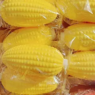 สินค้าใหม่! ของเล่นบีบสกุชชี่ รูปข้าวโพด Squishy Corn Toy บรรเทาความเครียด