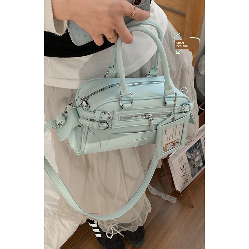 perota brand cecelle Original Niche กระเป๋าโบว์ลิ่งแบบพกพาหญิง 2025 สไตล์ใหม่แฟชั่นอินเทรนด์เกาหลีกร