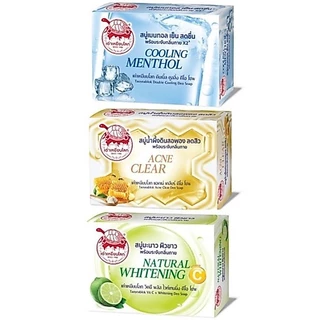 Taoyeablok Soap 80g. สบู่ เต่าเหยียบโลก สบู่น้ำผึ้งดินสอพอง , สบู่มะนาว , สบู่เมนทอลเย็นสดชื่น