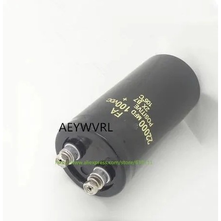 100V22000uf คุณภาพสูง Electrolytic capacitor Radial 22000UF 100V 50x105 มม.