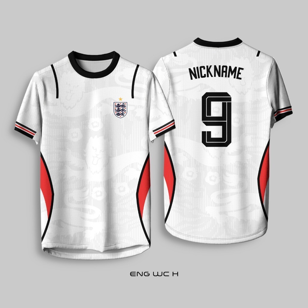 2026 เสื้อฟุตบอลทีมชาติอังกฤษฟุตบอลโลก เสื้อกีฬาแห้งเร็วทุกวัน