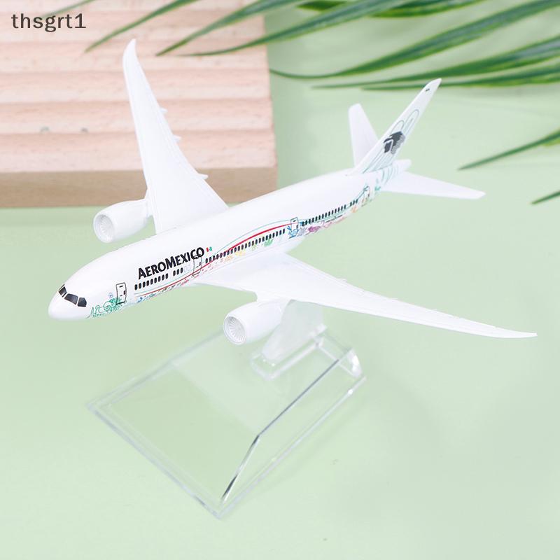 [TG1] AEROMEXICO B787 1/400 Scale 16cm Alloy Diecast Airplane Model Boeing 787 [TH]
