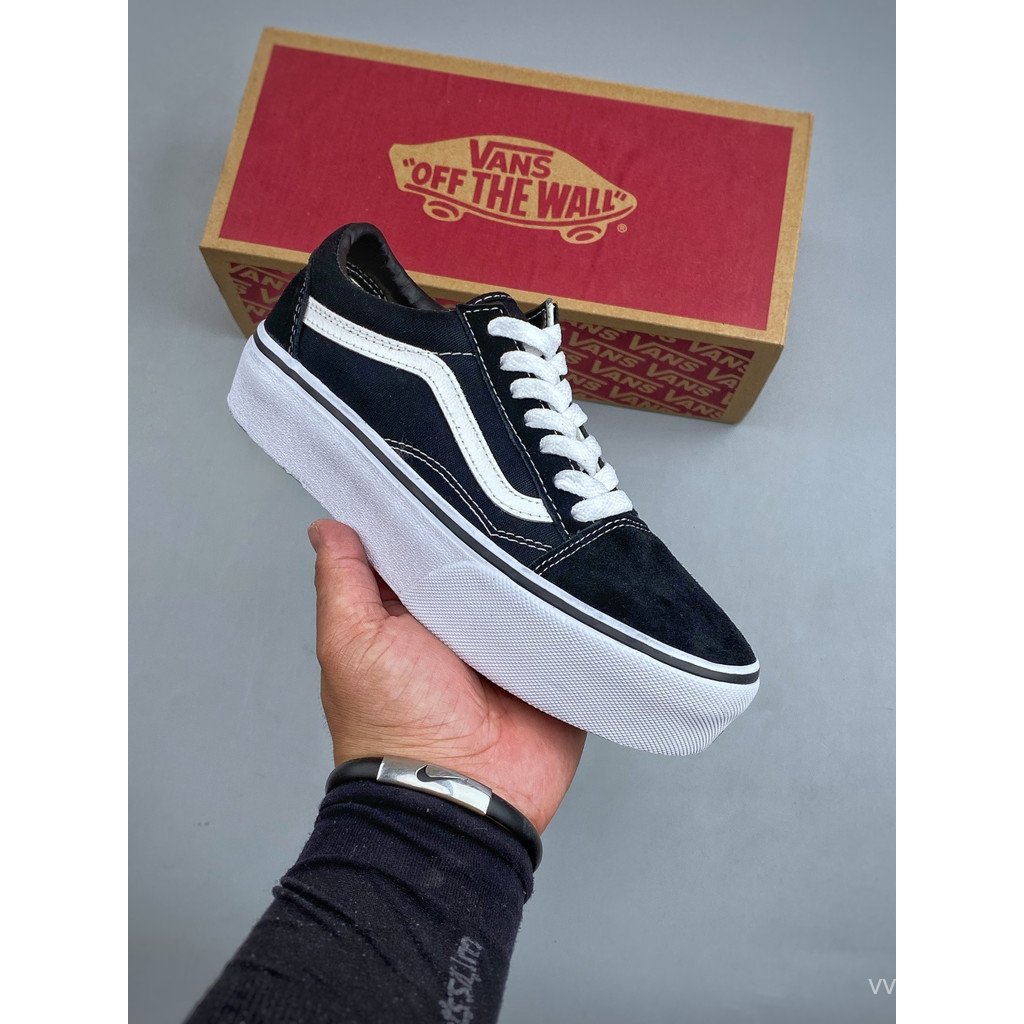 2026Vans Old Skool รองเท้าผ้าใบผู้ชายผู้หญิงรองเท้าลําลองรองเท้าผ้าใบคู่นักเรียนรองเท้า Low-Top สเก็